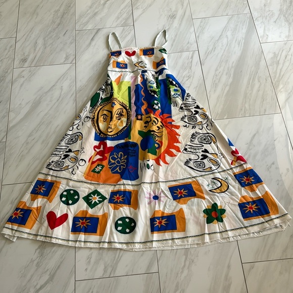 Patterned Tank Dress - Picture 1 of 6